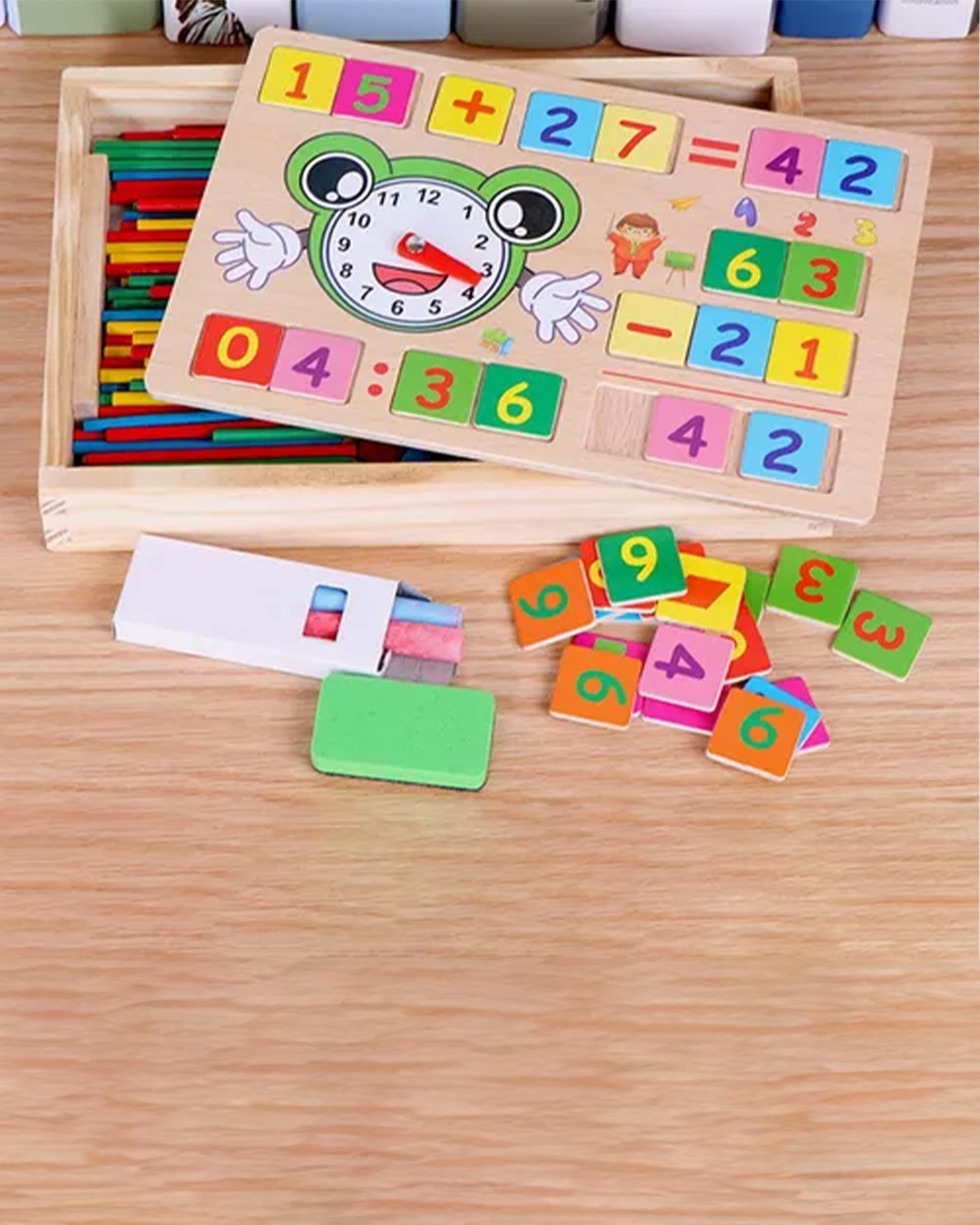 Mesa de trabajo 2 Juego matematicas reloj (Sin empaque) - Imagen 1