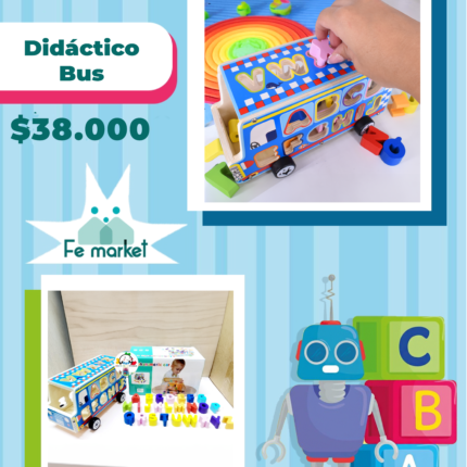Puzzle bus montesori
