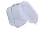 Coca Tupper de Vidrio 800ml con Tapa Anti Fugas, Anti Olores, Fácil Limpieza y Saludable, Apto Microondas - Imagen 8