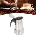 Cafetera Prensa Italiana 12 Tazas - Moka de Acero inoxidable para Café Espresso - Imagen 2